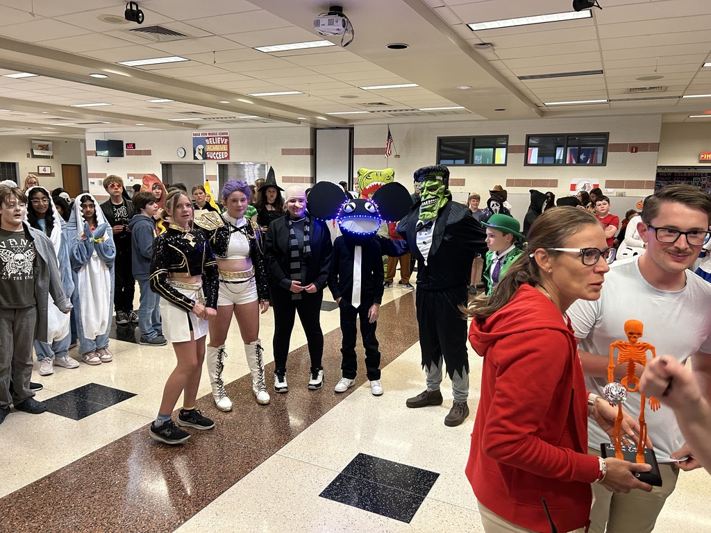 Costume contest for 7th and 8th grade social