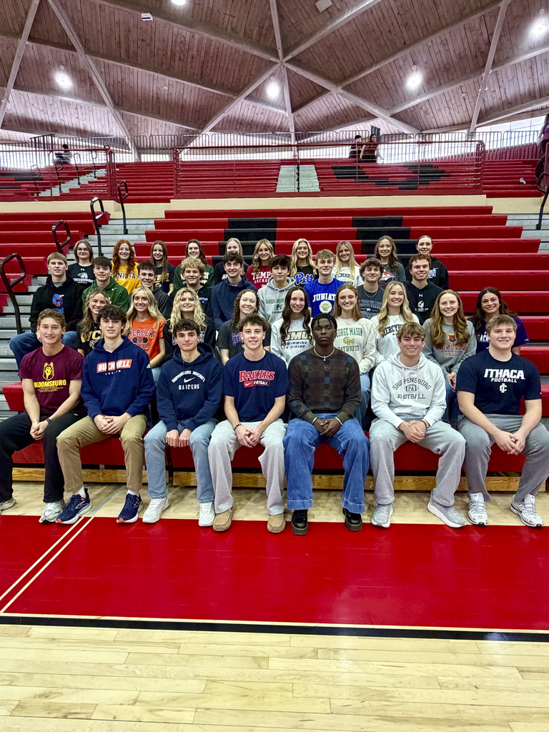 Group picture of the 2026 CVHS Senior student-athletes who signed their letter of intent to play at the collegiate level.
