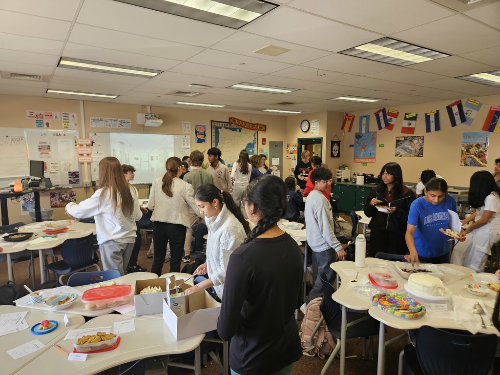 students taste testing food