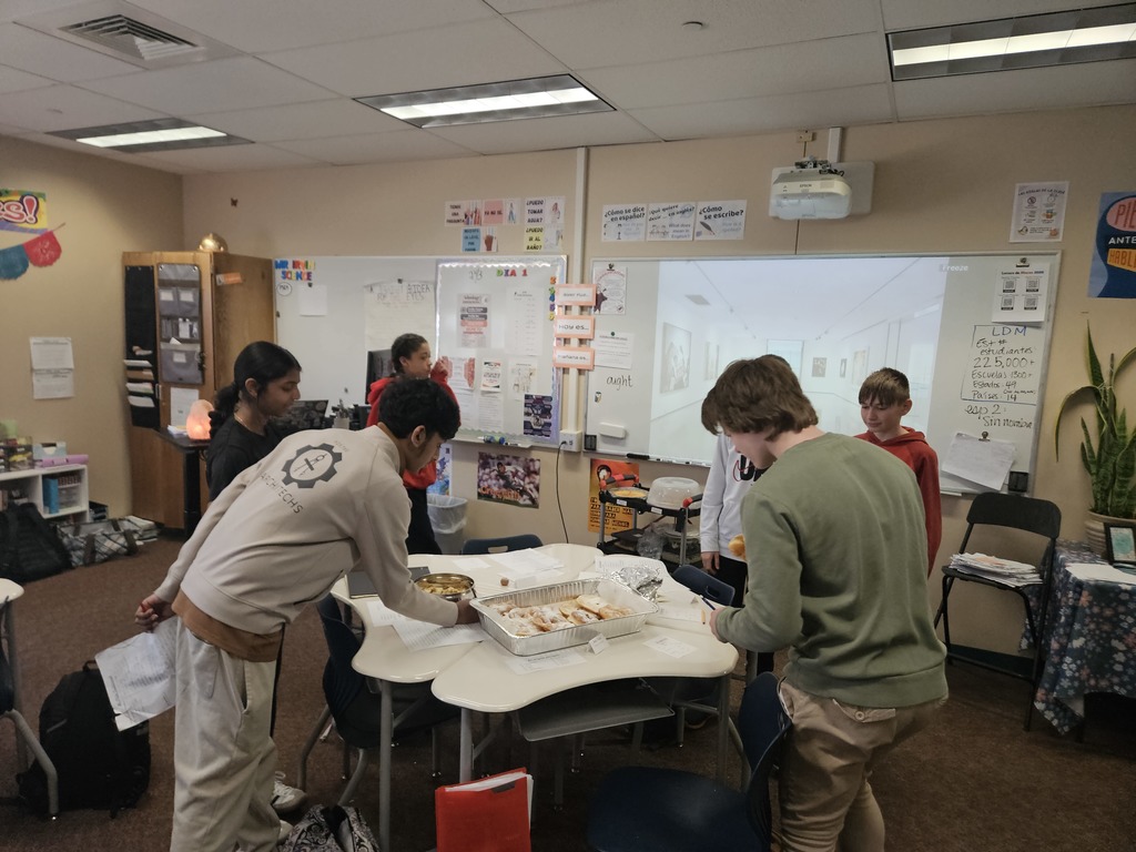 students taste testing food