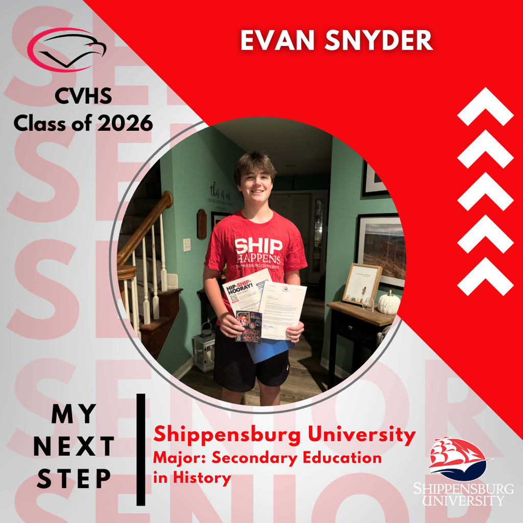 CVHS Class of 2026 Senior Spotlight - Evan Snyder