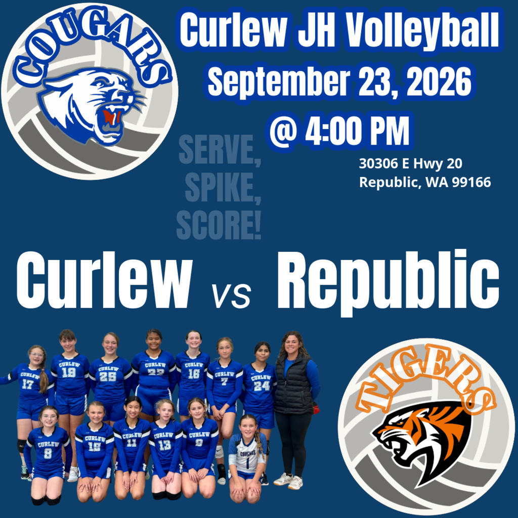 Junior High Volleyball 9/23/26 at Republic @ 4PM