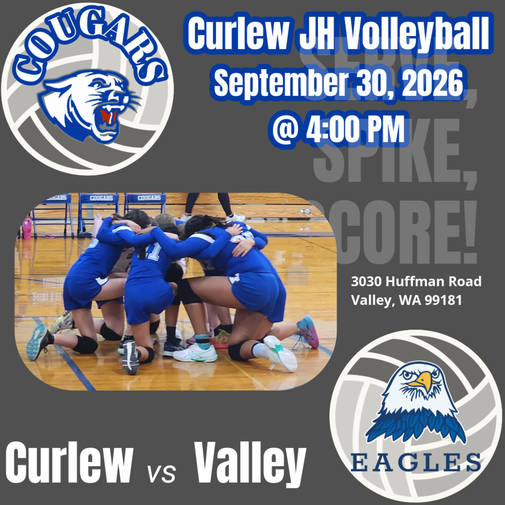 JH Volleyball at Valley @ 4:00PM
