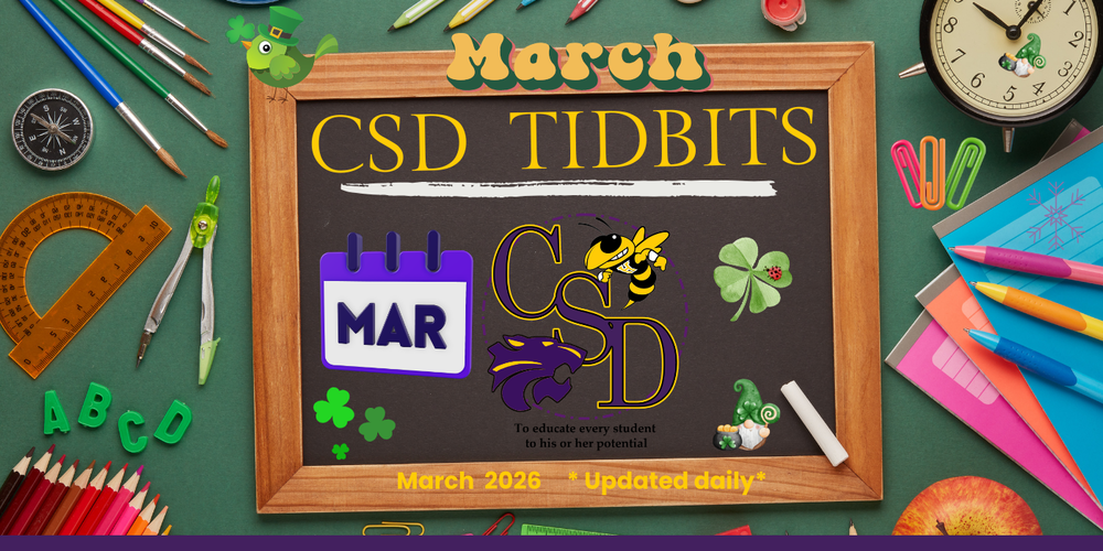 CSD March 2026 Tidbits