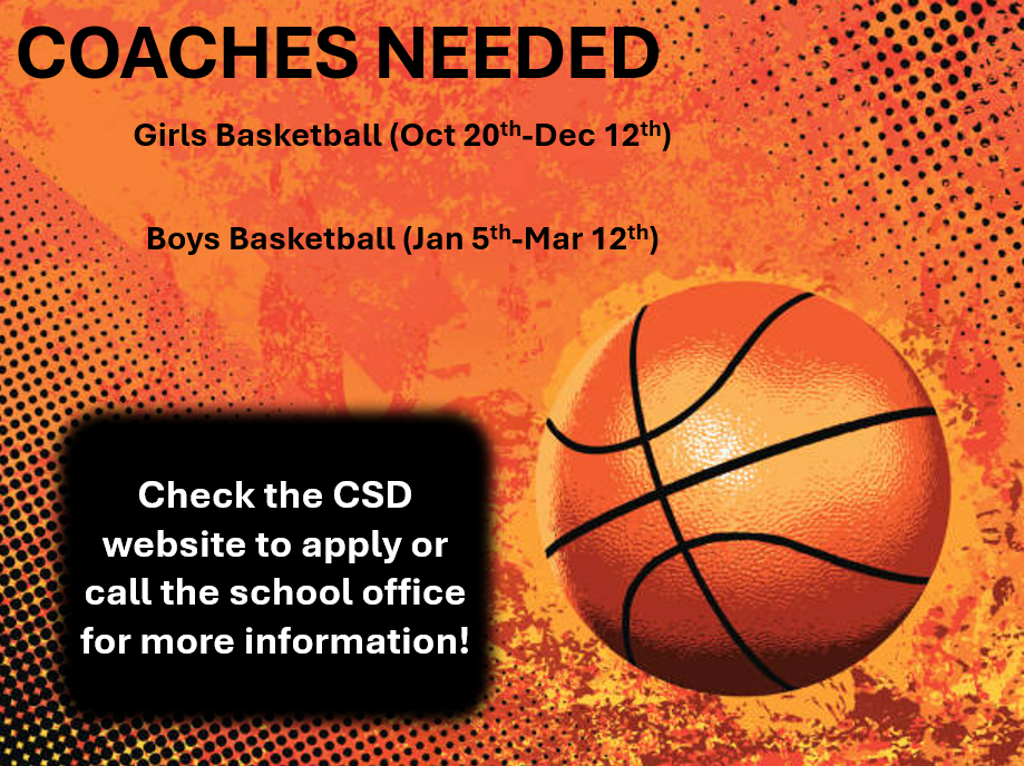 Basketball Coaches Needed