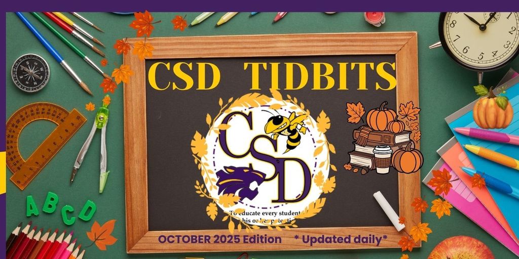 CSD Tidbits ~ Oct. 2025  