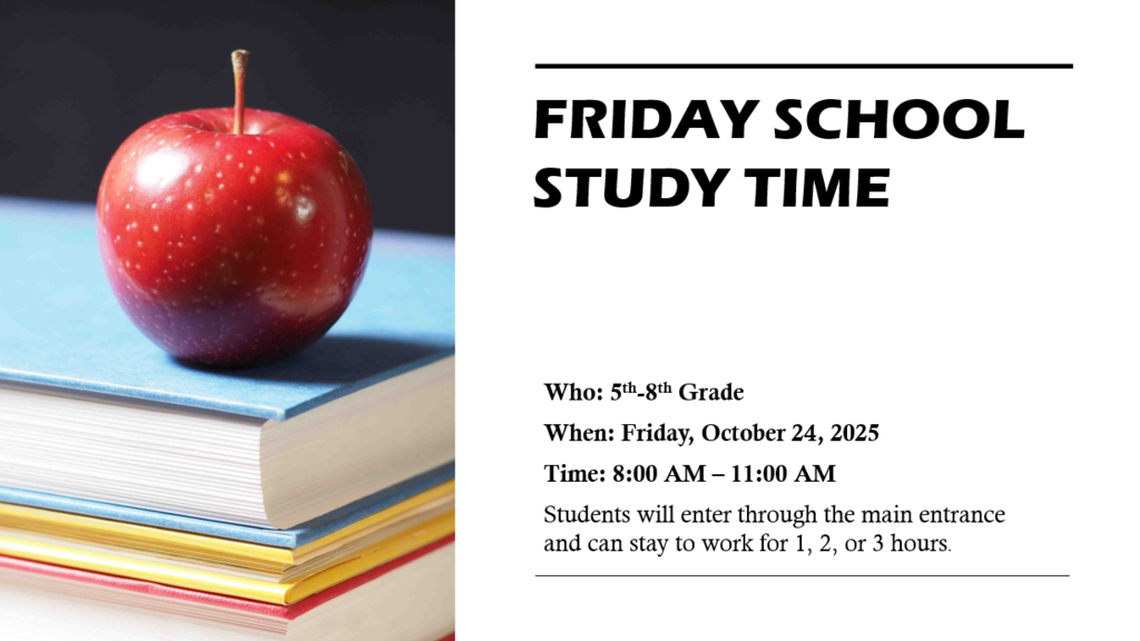 Friday School Study Time