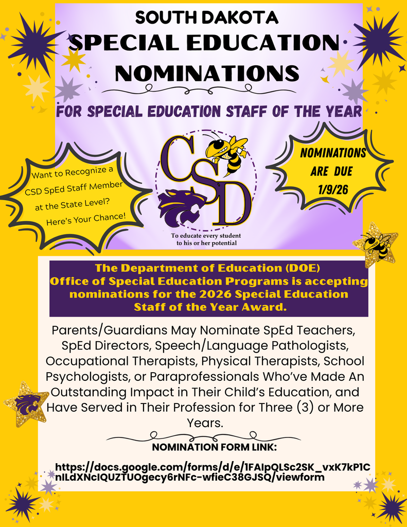 Nominate a SpEd Staff Member