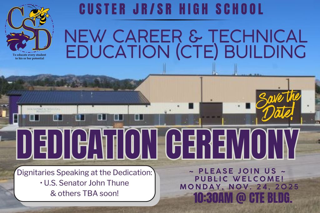 CTE Building Dedication Ceremony - Nov. 24, 2025