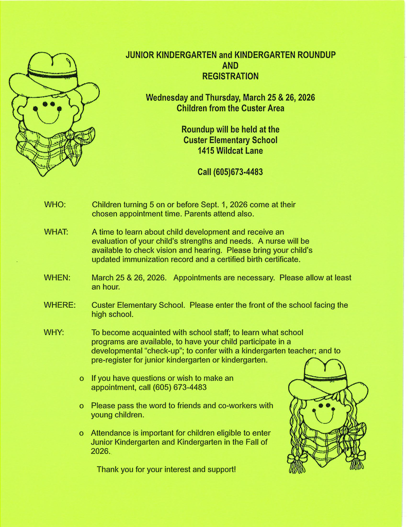 Jr Kdg and KDG Roundup 2026 March 25-26 2026