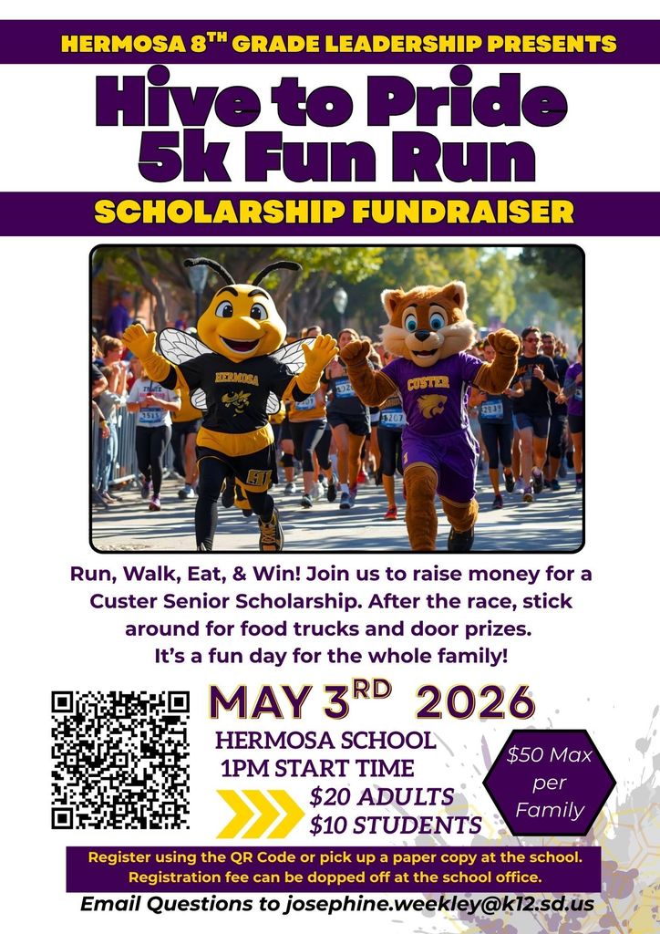 Hermosa Hive to Pride 5K Fun Run Flyer