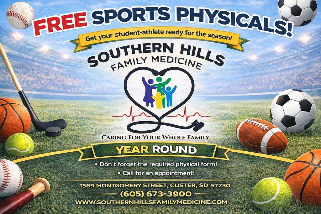 free sports physicals year-round