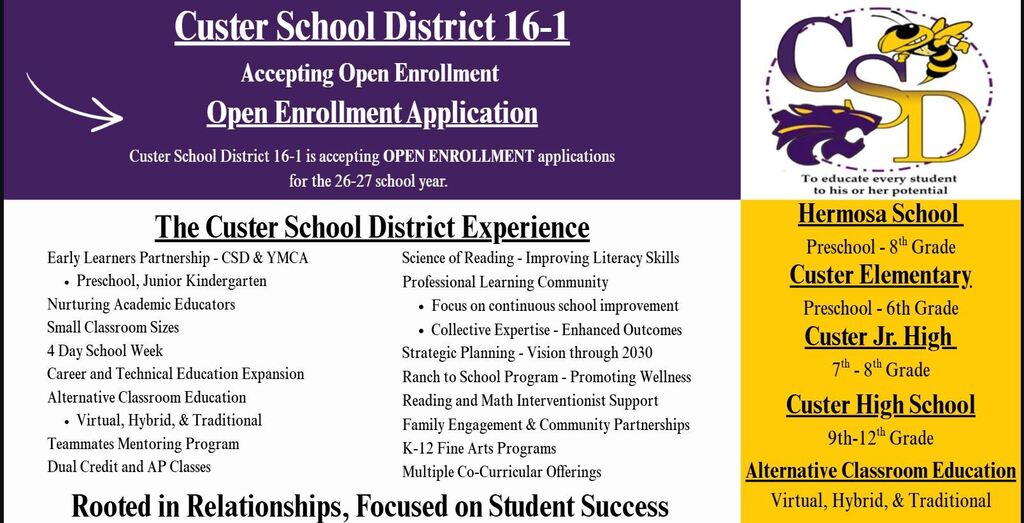 Open Enrollment Applications