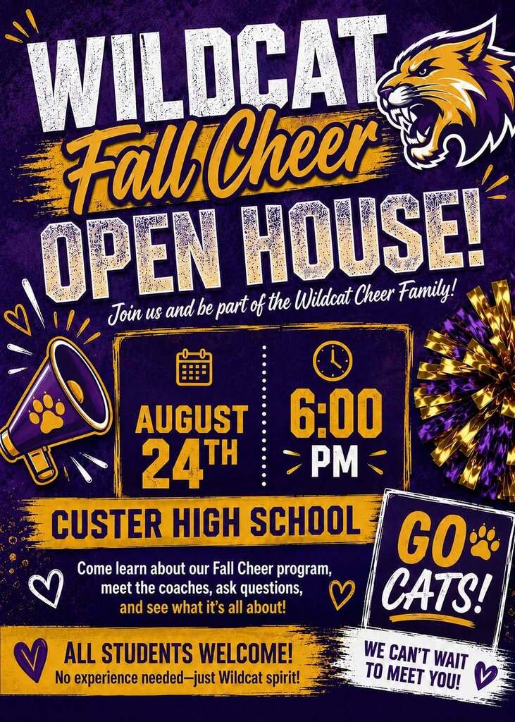 cheer open house tonight