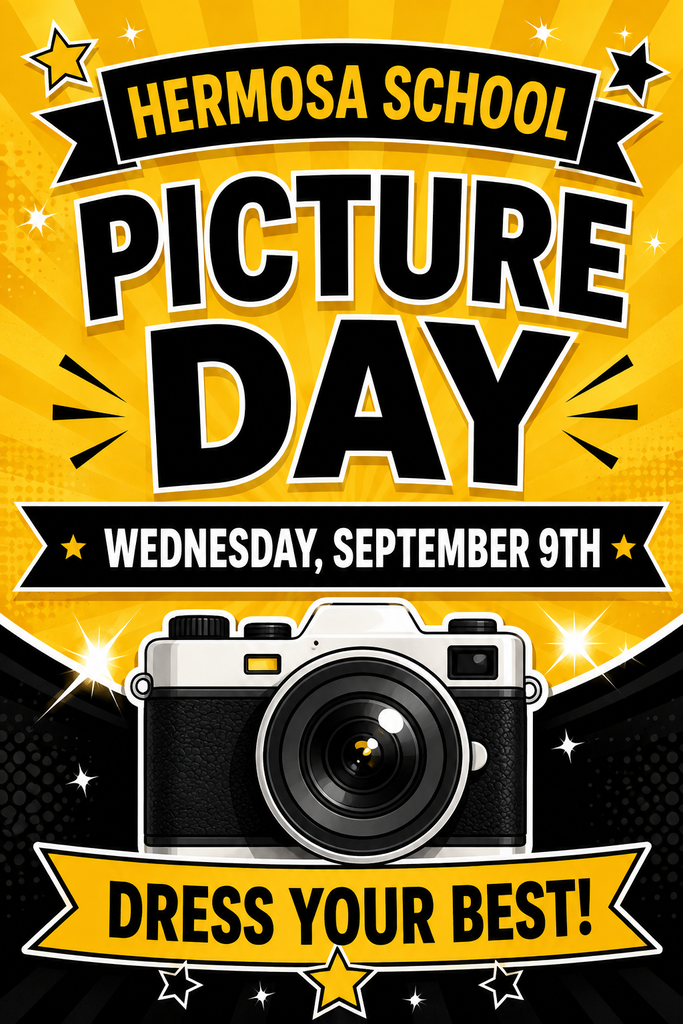 Picture Day is Wednesday, September 9th, dress your best.