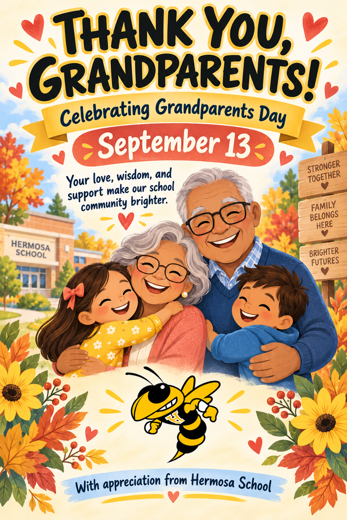 Thank you poster to Grandparents Day on September 13.