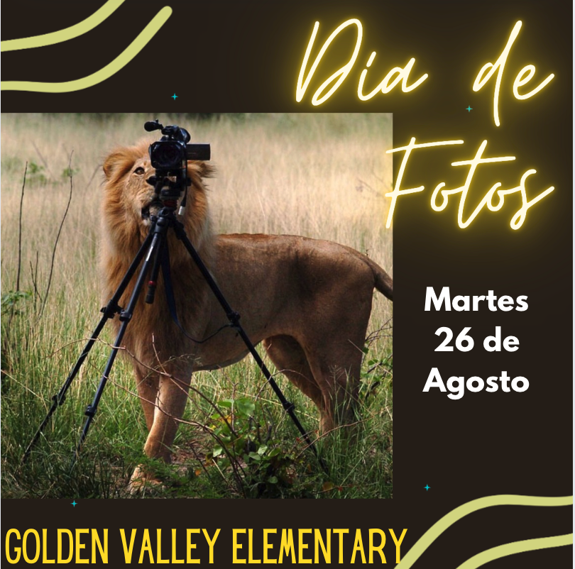 Spanish notice picture day on August 26