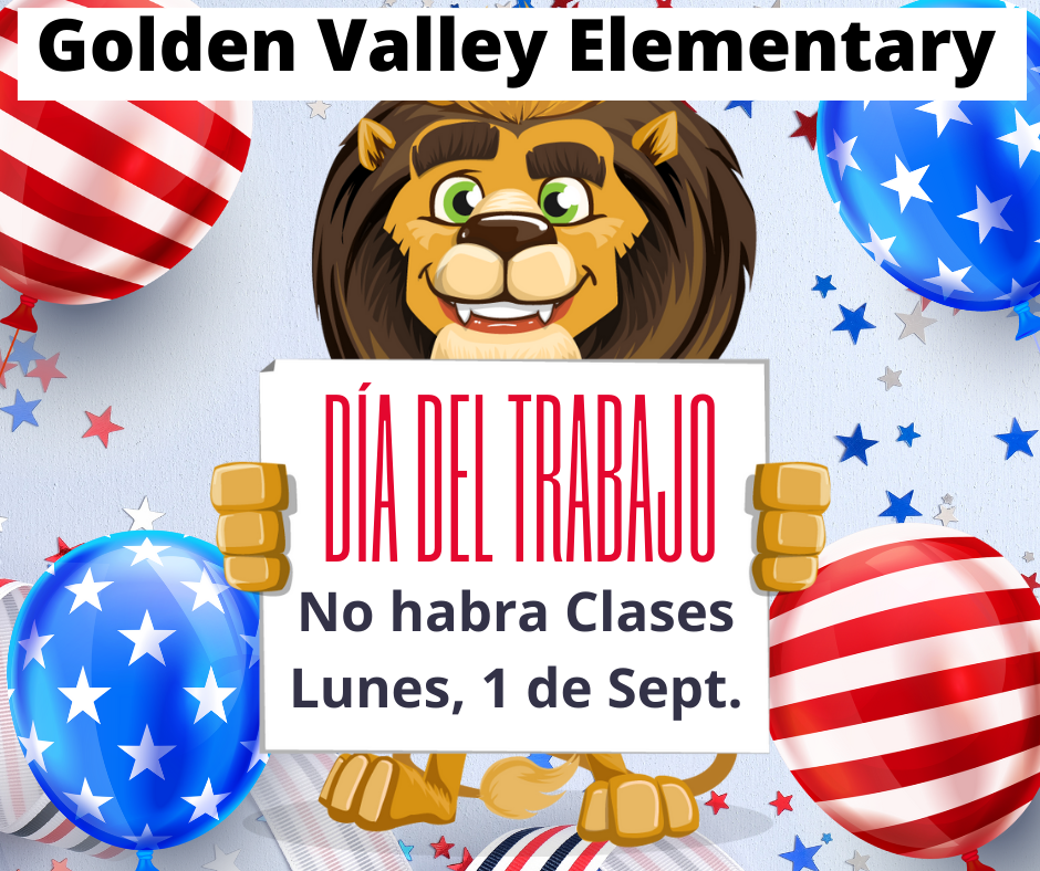 Spanish flyer no school on Monday sept 1 