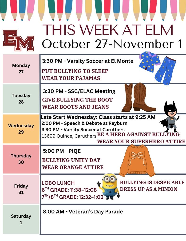 This Week at ELM