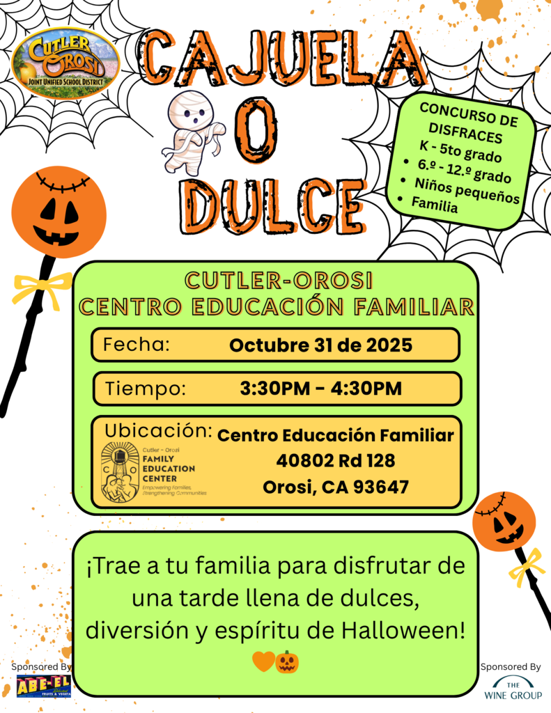 Trunk or treat-spanish