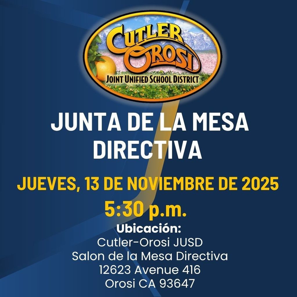 Board Meeting Flyer - Spanish