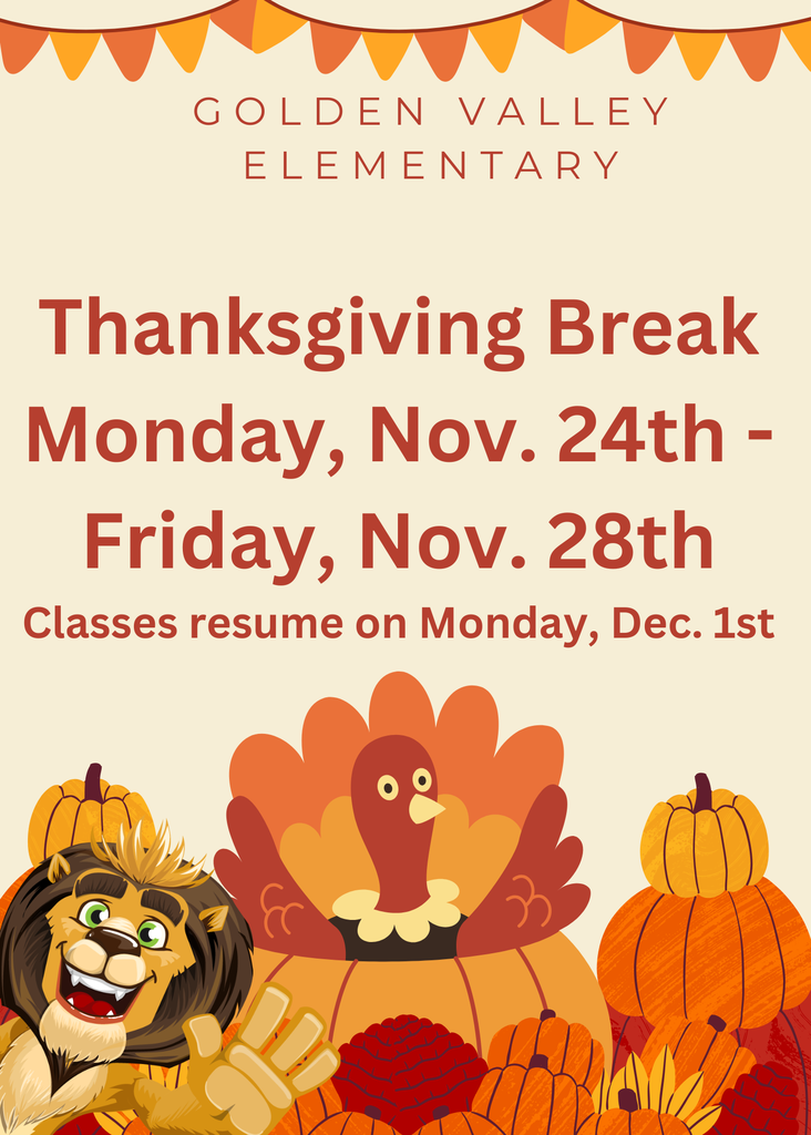 Thanksgiving break notice English