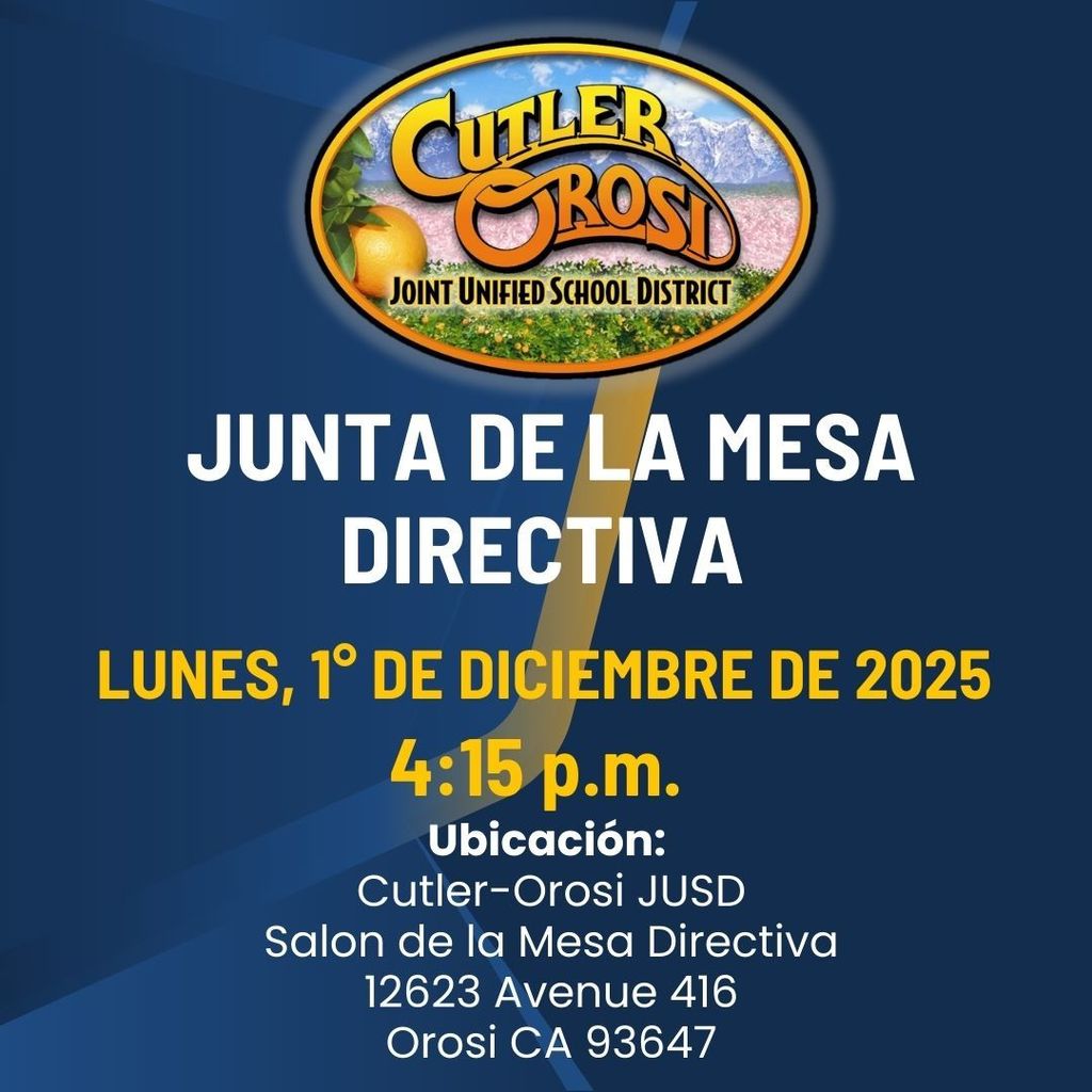 Board Meeting Flyer - Spanish