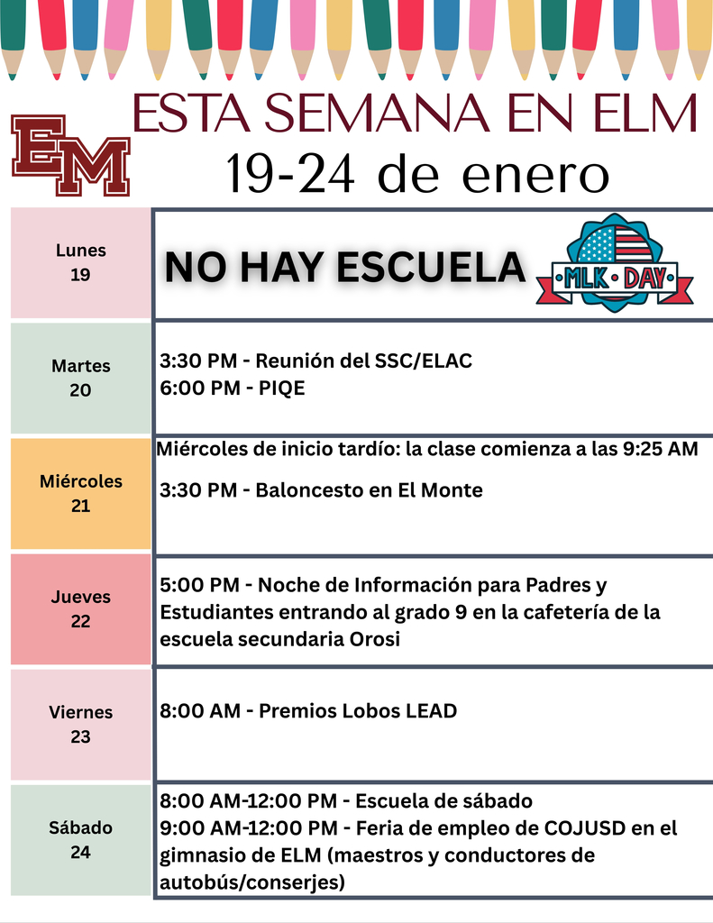 Esta Semana en ELM