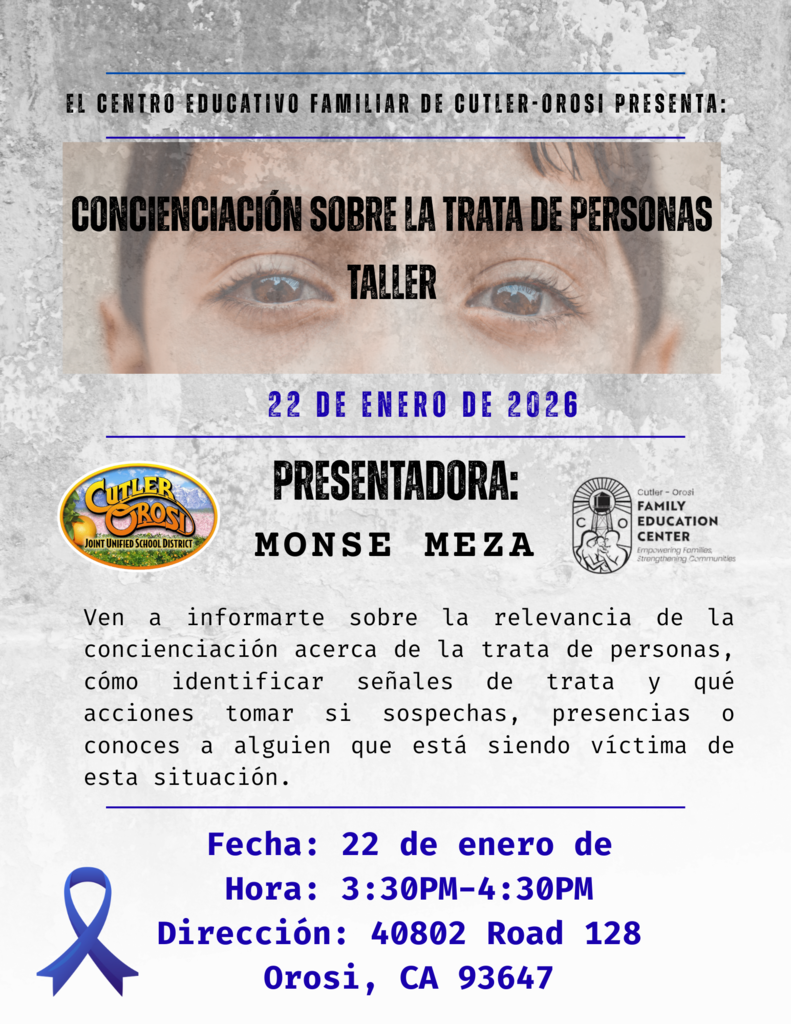 Human Trafficking Awareness english