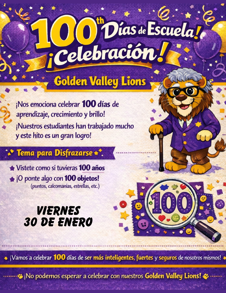 100th day celebration spanish