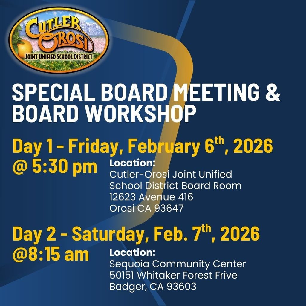 Board Meeting Flyer - English