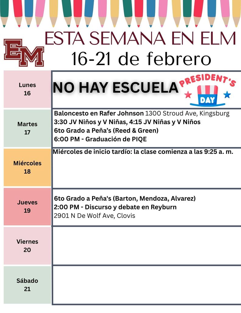 Esta Semana en ELM