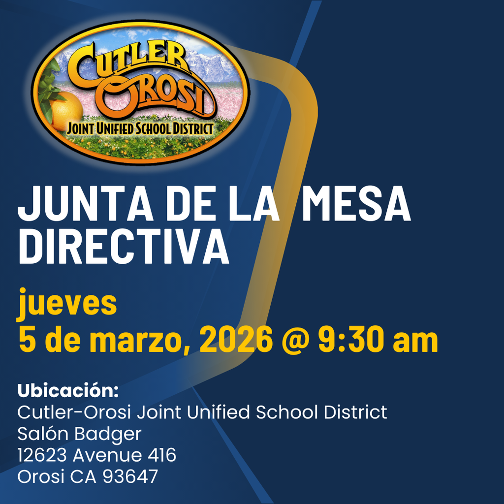 Board Meeting Flyer - Spanish