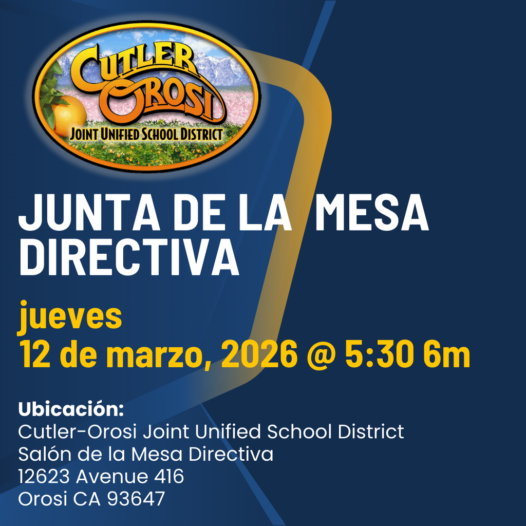 Board Meeting Flyer - Spanish