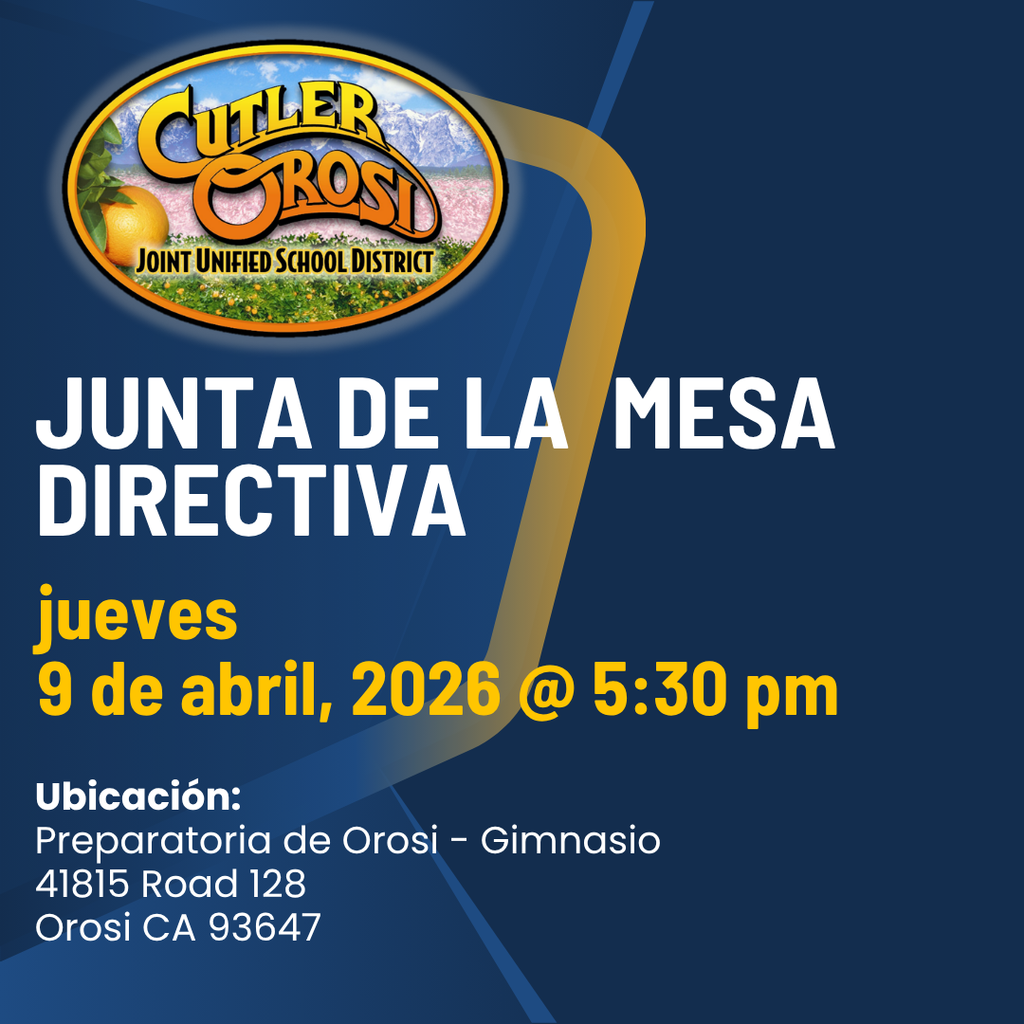 Board Meeting Flyer - Spanish