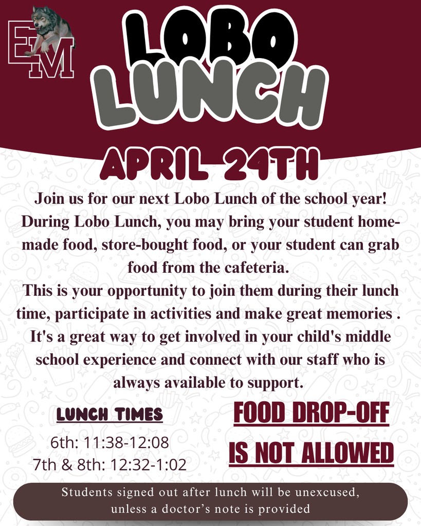 Lobo Lunch Flyer