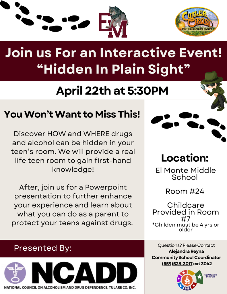 Join Us for an Interactive Event! Hidden In Plain Sight - April 22, 2026 @5:30 PM
