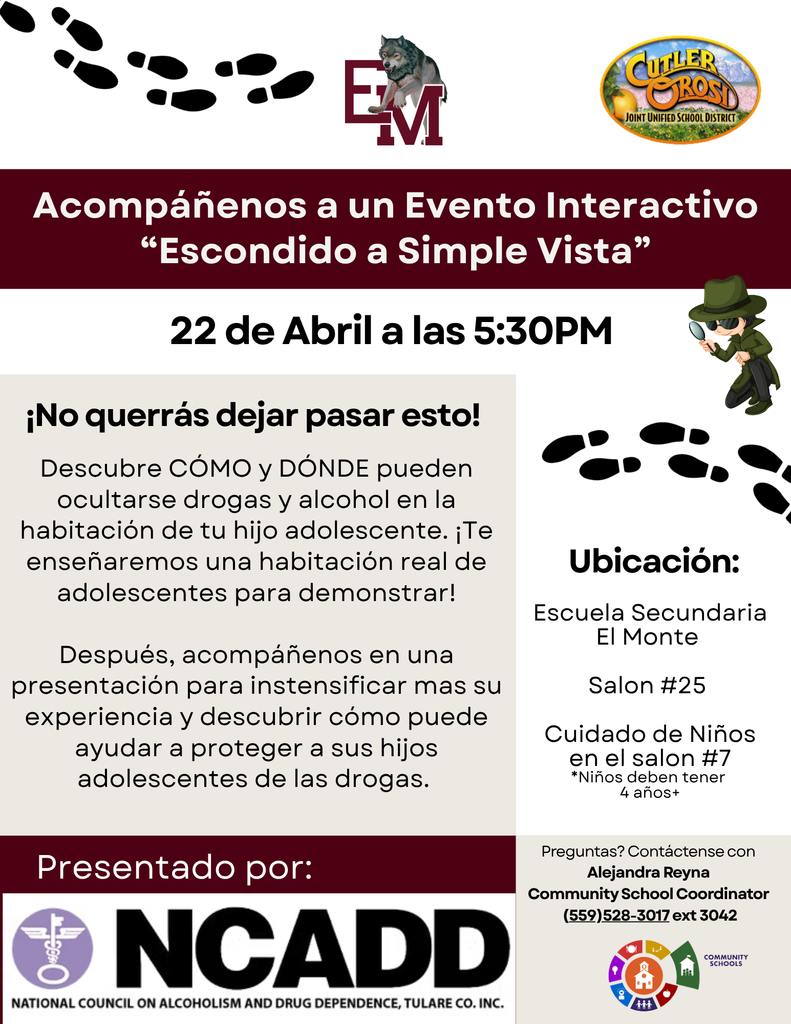 Join Us for an Interactive Event! Hidden In Plain Sight - April 22, 2026 @5:30 PM