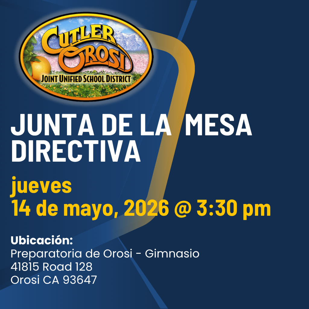 Board Meeting Flyer - Spanish