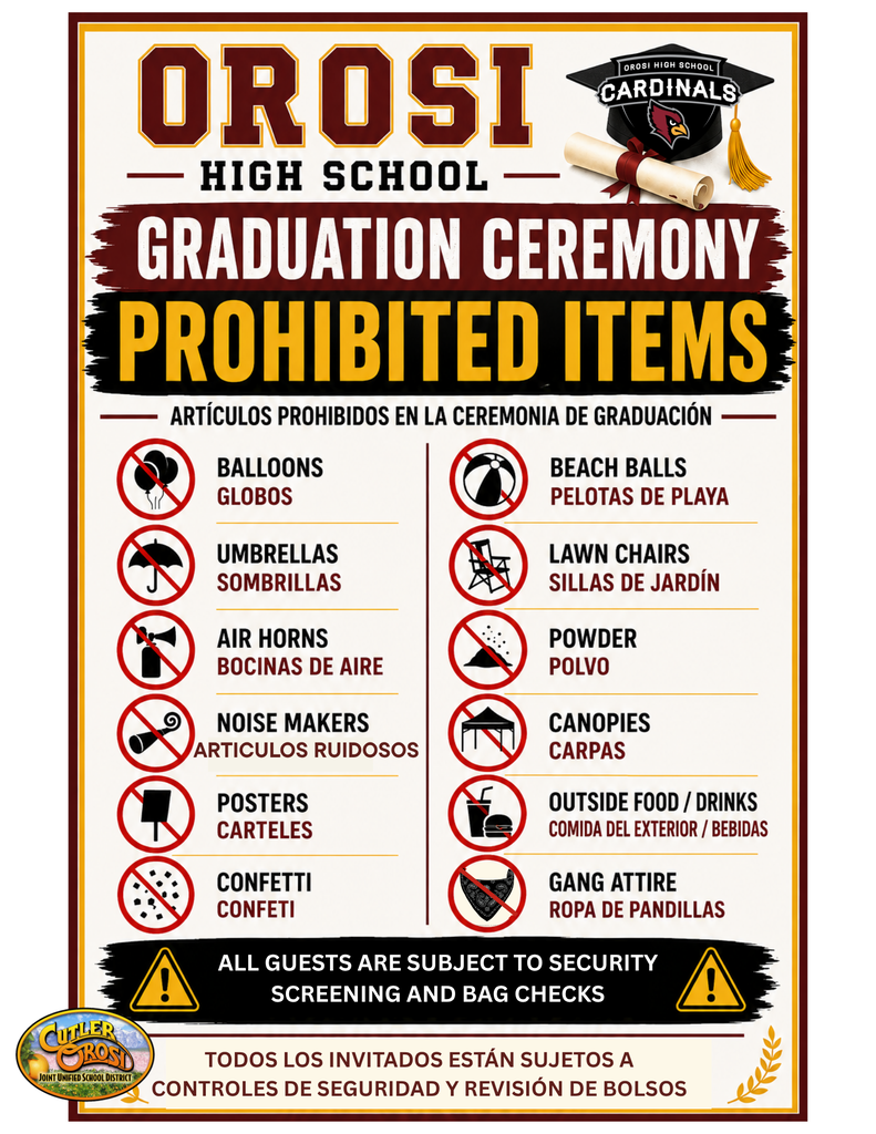 Prohibited Items
