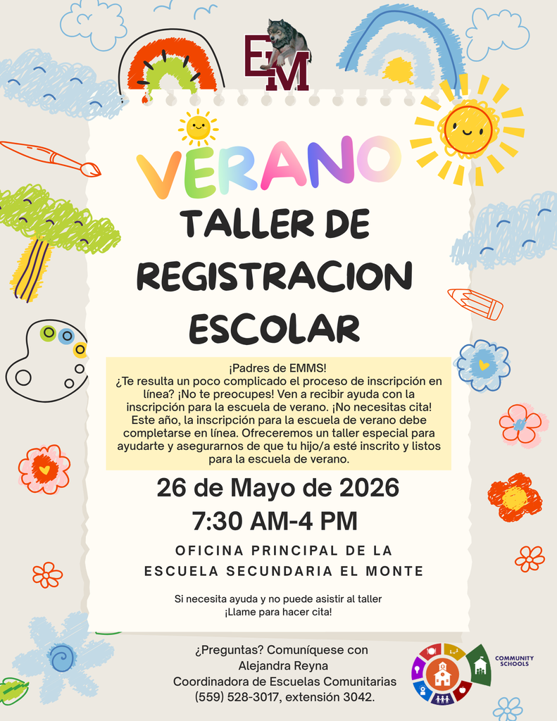 Verano Taller de Registracion Escolar