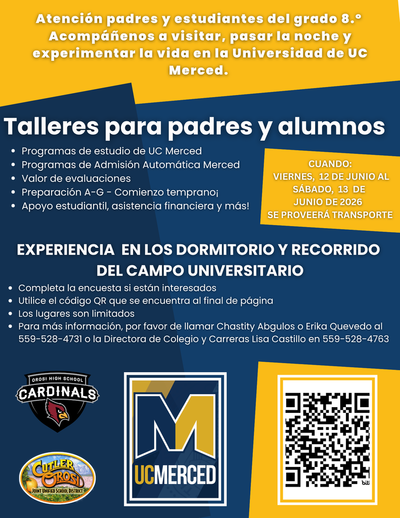 Atencion padres y estudiantes del grado 8