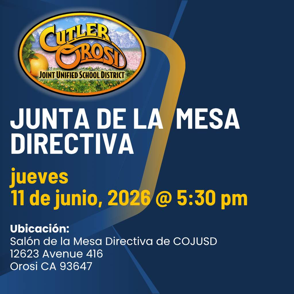 Board Meeting Flyer - Spanish