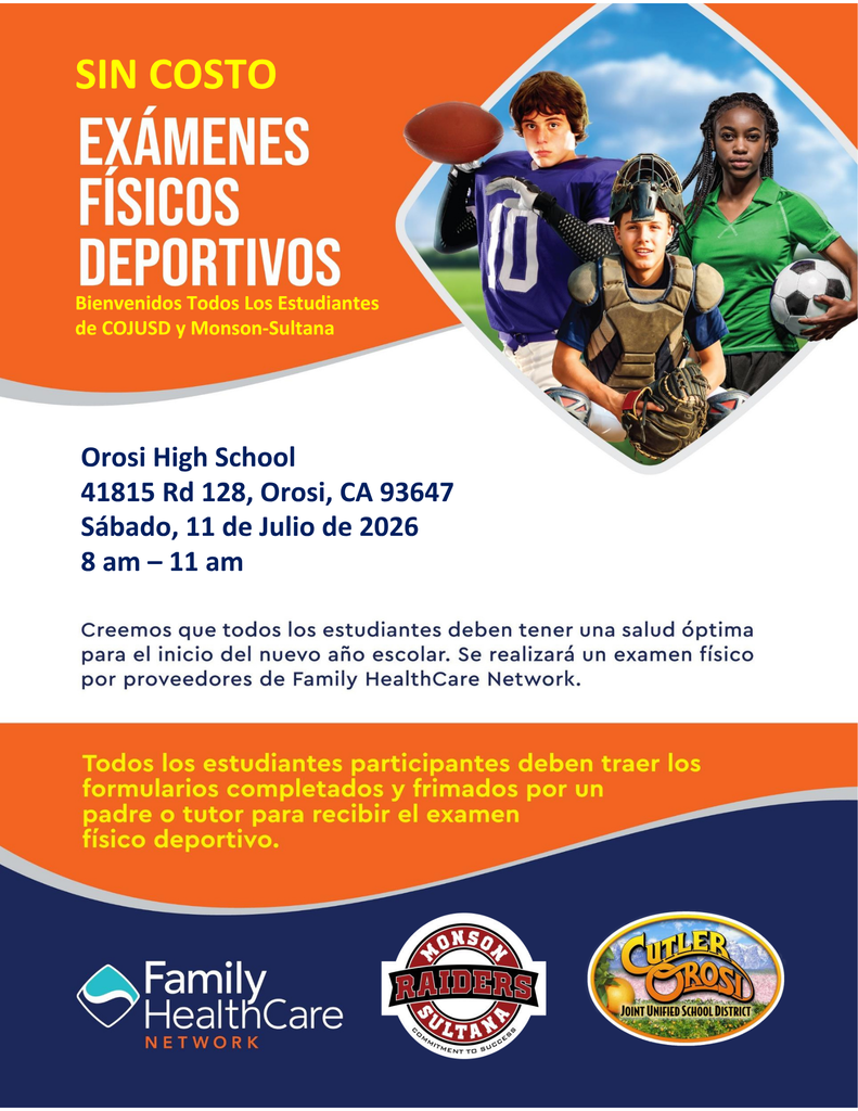 Free Sports Physicals