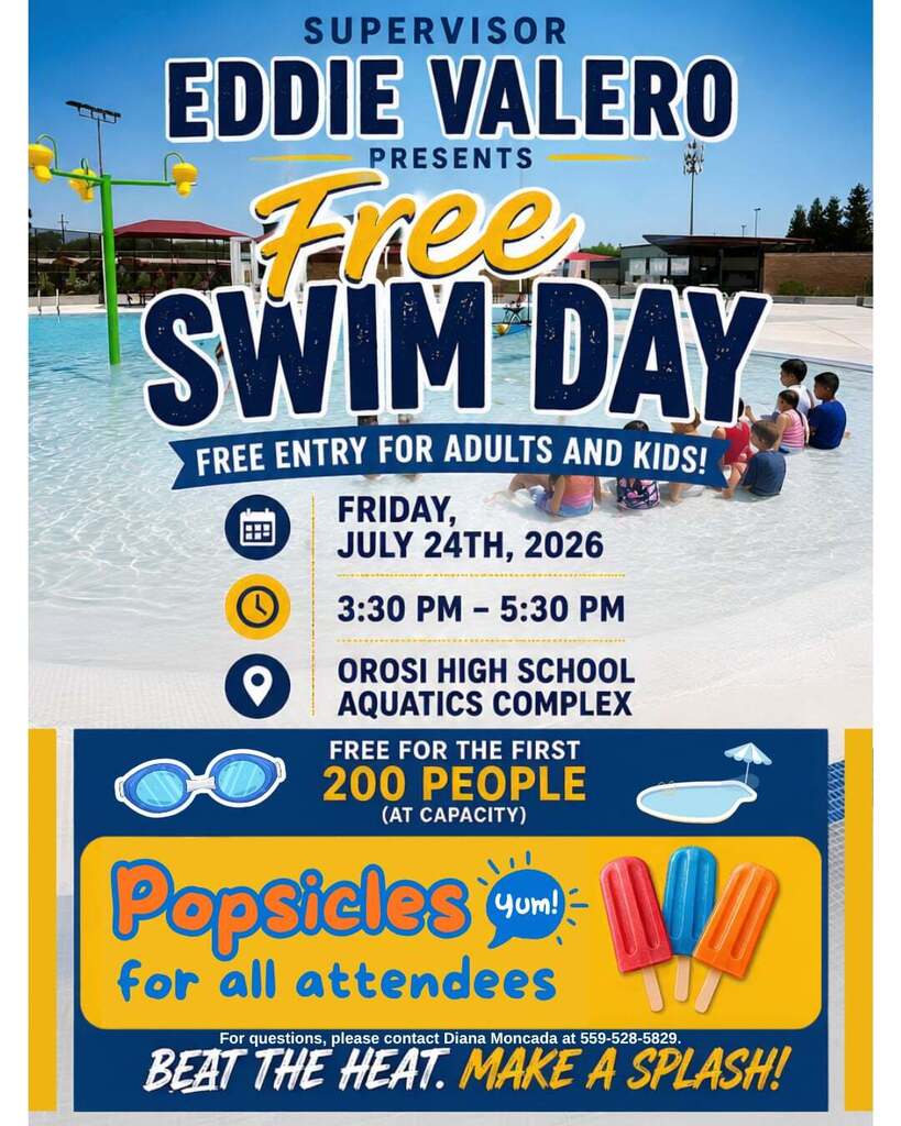 Free Swim Day! 7/24 3:30-5:30PM 