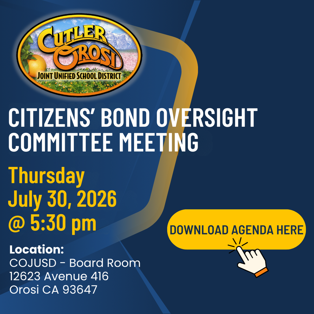 Citizens' Bond Oversight Committee Meeting 6-30-26