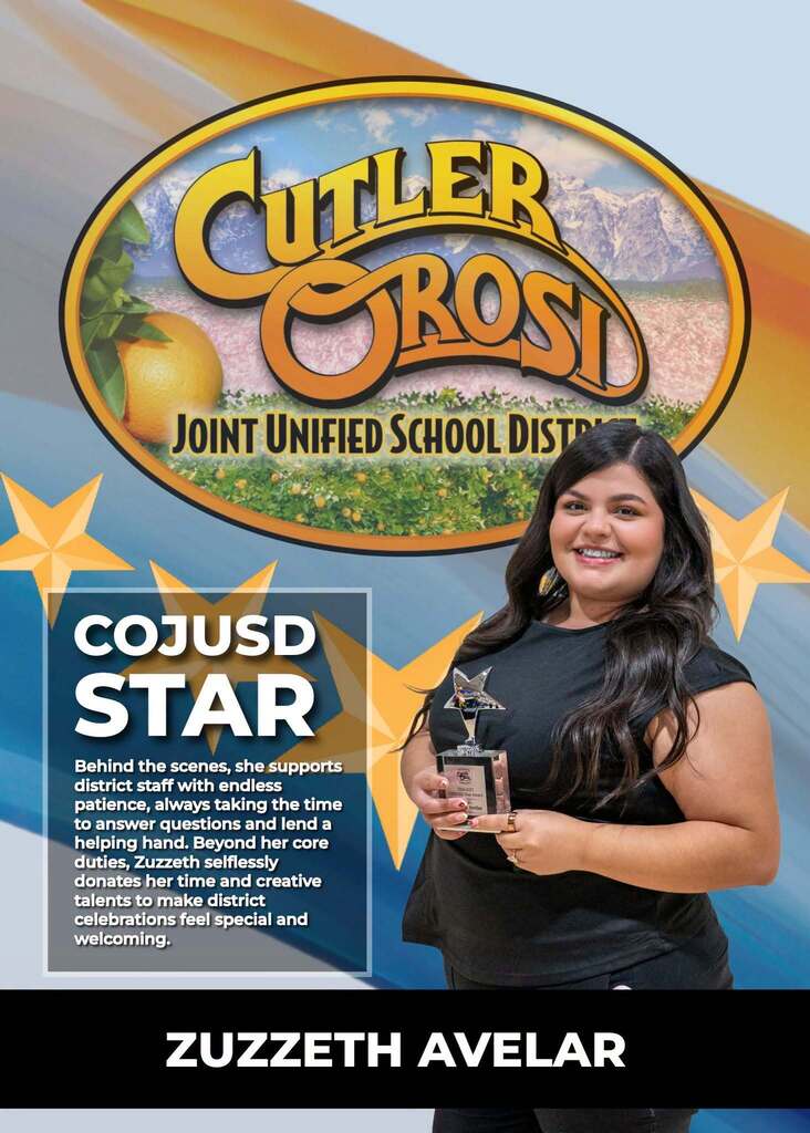 COJUSD STAR: Zuzzeth Avelar!⭐