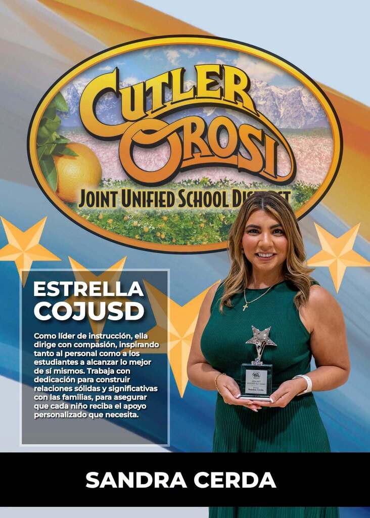 COJUSD STAR:  Sandra Cerda!⭐