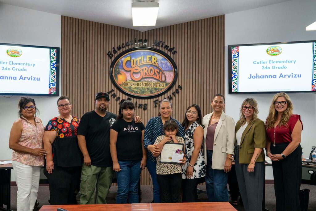 family and staff honor student