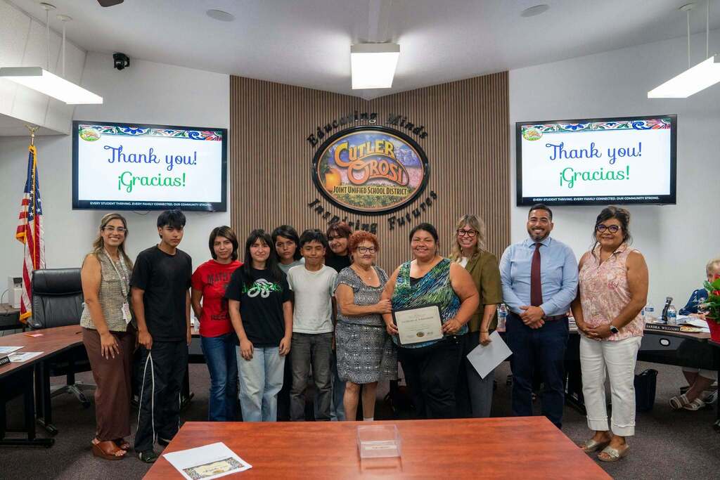 family and staff honor yolanda vargas